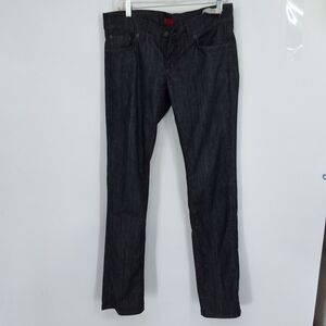 Elegant Black Straight Leg Jeans